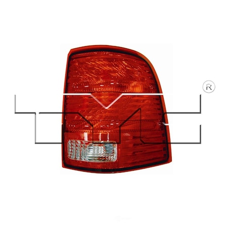 Tyc Tail Light Assembly, No Tyc 11-5507-01 11-5507-01